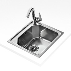 Stainless Steel Sink TEKA Single Bowl 46.5x44cm Premium 1C 11128001