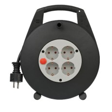 Extension Reel Cable Brennenstuhl 4 Sockets 10m IP20