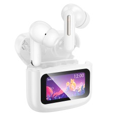 Wireless Hands Free Hoco EQ14 Cool Color V5.4 500mAh 7h Talk Time White