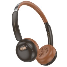 Wireless Stereo Headphone Hoco W62 Verso Retro V5.4 300mAh with Microphone Brown
