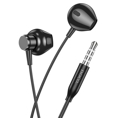 Hands Free Hoco M125 Smart Earphones Stereo 3.5mm with Microphone and Operation Control Button 1.2m Black