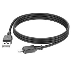 Data Cable Hoco X101 Assistant USB-A  to Lightning 2.4A  Black 1m