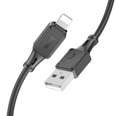 Data Cable Hoco X101 Assistant USB-A  to Lightning 2.4A  Black 1m