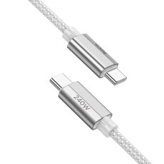 Data Cable Hoco U134 Primero USB-C to USB-C 240W Grey 1.8m