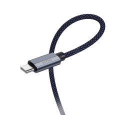 Data Cable Hoco U134 Primero USB-C to USB-C 240W Dark Blue 1.8m