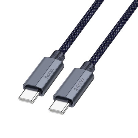 Data Cable Hoco U134 Primero USB-C to USB-C 240W Dark Blue 1.8m