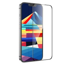 Tempered Glass Hoco A12 Plus Nano 3D Full Screen Edges Protection 9H for Apple iPhone 15 Plus / 16 Plus