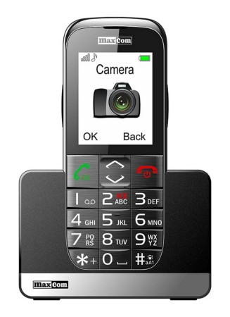 Maxcom MM720 SE 2.2" with Large Buttons, Bluetooth, Radio, Torch, Camera and Emergency Button Black