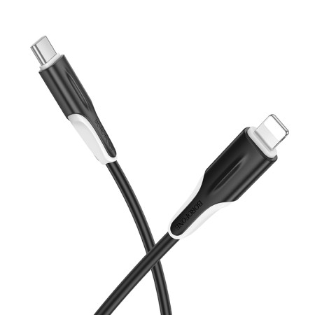 Data Cable Borofone BX119 New USB-C to Lightning 27W 1m Black