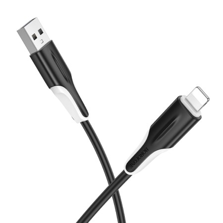 Data Cable Borofone BX119 New USB to Lightning 2.4A 1m Black