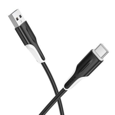 Data Cable Borofone BX119 New USB to USB-C 3A 1m Black