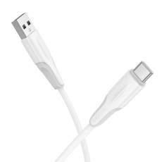 Data Cable Borofone BX119 New USB to USB-C 3A 1m White