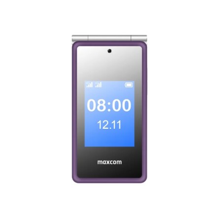 Maxcom MM835(Dual Sim) 3.5"+3,24" with Camera, Flashlight, Radio and Emergency Button Purple