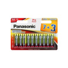 Battery Panasonic Alcaline Pro Power LR06 size AA 1.5V Pcs. 7+3