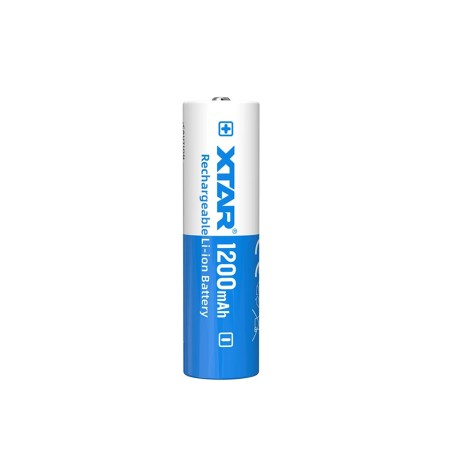 Rechargable Ιndustrial Τype Βattery XTAR 14500 Li-ion 3.7V 1200mAh Protected AA