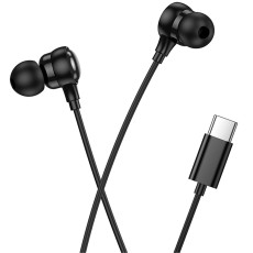 Hands Free Hoco M116 Benevolent Stereo USB-C with Microphone 1.2m Black