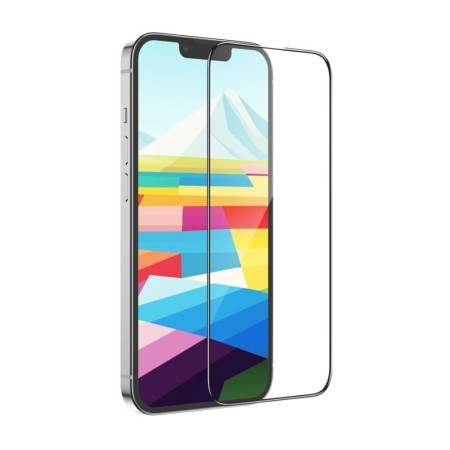 Tempered Glass Hoco G5 0.33mm Full Silk Screen HD 2.5D for Apple iPhone 16 Pro Max 10 Pcs.