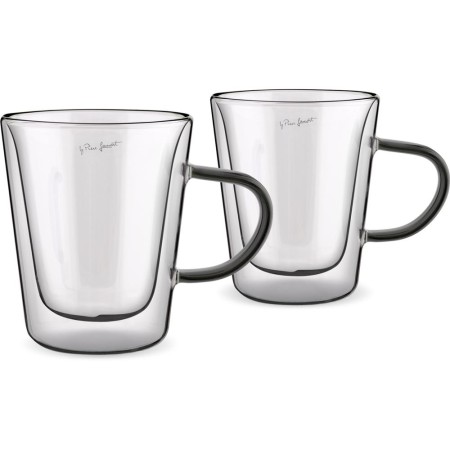 Set of 2 Tea Glasses VASO Lamart LT9120 Double-Walled Glass 300ml Black
