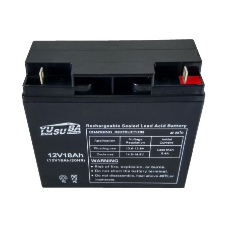 Yusuba (12V 18Ah) 4.80kg 178mm x 74mm x 164mm