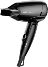 Hair Dryer Braun BRHD130 Satin Hair 1 Style & Go 1200W 2 Heating Levels Ionic Black