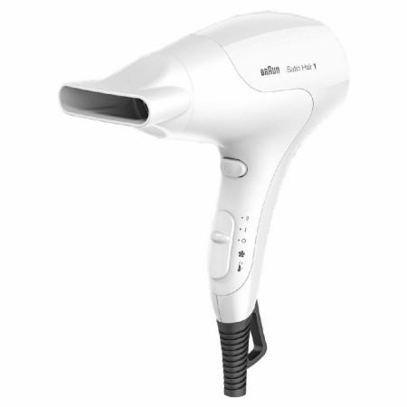 Hair Dryer Braun HD180 Satin Hair 1 Style & Go 1800W 2 Heating Levels White