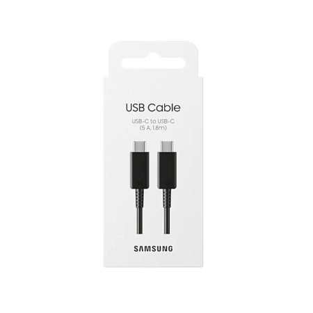 Data Cable Samsung EPDX510JBE USB-C to USB-C Black Original 1.8m
