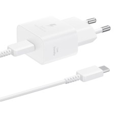 Samsung Super Fast Charger EPT2510XWEGEU 25W USB-C White + USB-C to USB-C Cable White