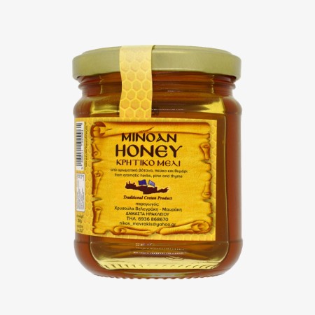 Minoan Honey From Aromatic Herbs, Pine and Thyme 250g