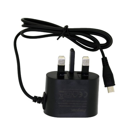 Travel Charger Energizer Micro USB 0.5A 2.5W  Black με UK Plug Bulk