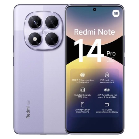 Xiaomi Redmi Note 14 Pro 5G Dual Sim 6.67" 8GB/256GB NFC Lavender Purple