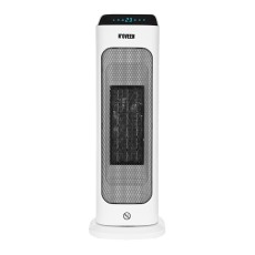 Ceramic Fan Heater Noveen PTC2000 2000W with Smart LED Display 2-Speeds and Overheating Protection White