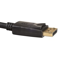 Data Cable Akyga AK-AV-10 DisplayPort Gold Plated Black 1.8m