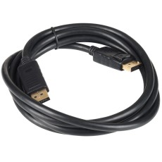 Data Cable Akyga AK-AV-10 DisplayPort Gold Plated Black 1.8m