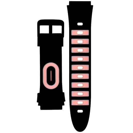 Spare Hoco Silicone Watchband for Hoco Y104 19mm Pink