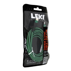 Data and Charging Cable Leki Black Concept USB-C  to USB-C 2m Braided Green