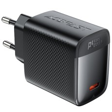 Travel Charger Acefast A112 Fast Charging USB-C PD45W QC3.0 GaN Black