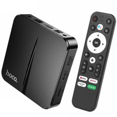 Hoco DQ09 Barco TV Box 4K UHD 60Fps with WiFi RJ45 4GB RAM + 64GB ROM v5.0 Android12