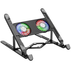 Laptop Cooler Hoco DH17 Black with 2 Fans and Lighting for Laptops up to 17.3"