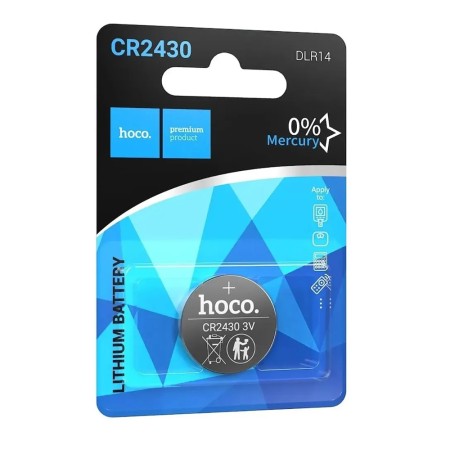 Buttoncell Lithium Hoco DLR14 CR2430 Pcs. 1