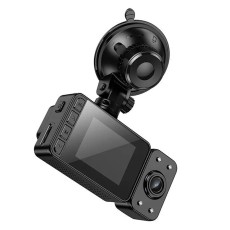 Windshield Cam Hoco DI62 Warrior 720p HD 150mAh Wifi Ultra Wide Angle Lens 145° 2" Display with 3 Cameras Simultaneous Recording