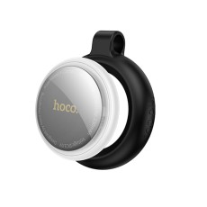 Hoco Tag E100 Anti-Lost Device Only for iOS Works With Apple Find My Network with Protective Case with Strap Hole White