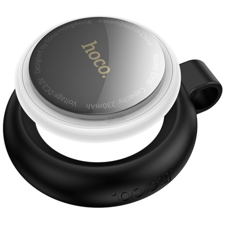 Hoco Tag E100 Anti-Lost Device Only for iOS Works With Apple Find My Network with Protective Case with Strap Hole White