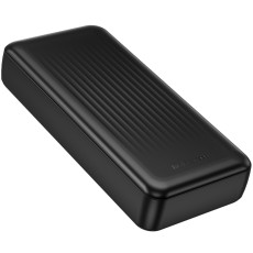 Power Bank Borofone BJ78A 20000mAh with 4 Ports 1xUSB-C, 2xUSB-A, 1xMicroUSB and LED Battery Indicator Black