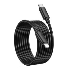 Cable Hoco X88 Gratified USB-C  to Lightning PD27W Black 2m