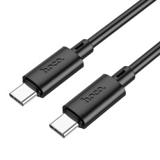 Cable Hoco X88 Gratified USB-C  to USB-C 60W 3A Black 2m