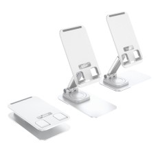 Hoco Phone Desk Aluminum Stand PH50 Ivey 360° Compatible with Devices 4.5"-7" and Extendable Arm White