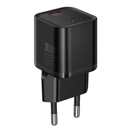 Travel Charger Hoco N66 Ingenious Single Port GaN PD35W USB-C 5V 3.0A Black