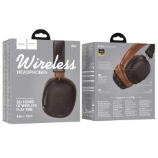 Wireless Hands Free Hoco W64 Earl II TWS v5.4 300mAh 32h Talk Time AUX Port USB-C Brown