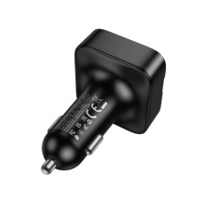 Bluetooth FM Transmitter Hoco E87 Delta 35W with 2xUSB-A and 1xUSB-C PD20W BT v5.4 Supports USB Music Playback and Calls