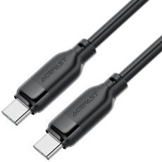 Cable Acefast C16-03 USB-C  to USB-C 60W 3A USB2.0 Black 1.2m
